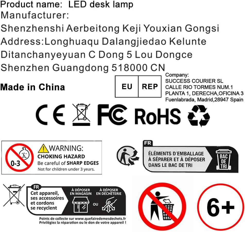 Bright LED Desk Lamp with Clamp,Eye Caring Architect Led Desk Lights with Adjustable Swing Arm for Office Home,Dimming and Tempering Led Table Light