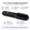 Portable Hair Straightener & Brush