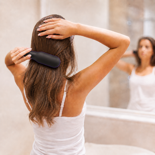 Portable Hair Straightener & Brush