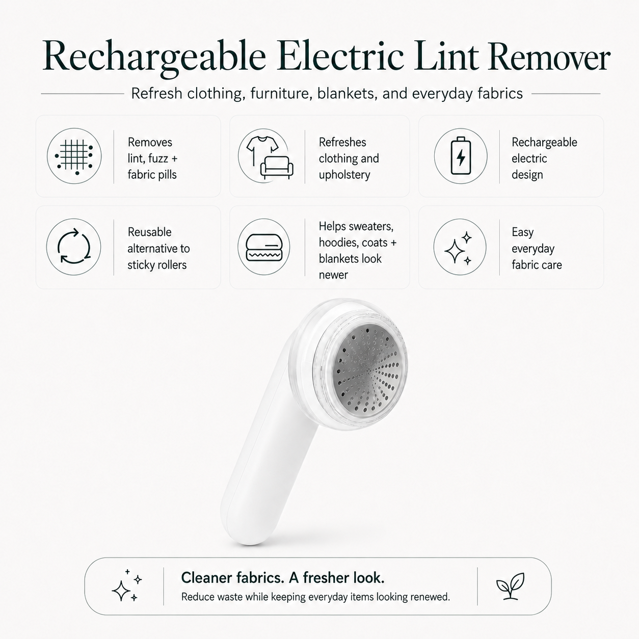 Rechargeable Electric Lint Remover