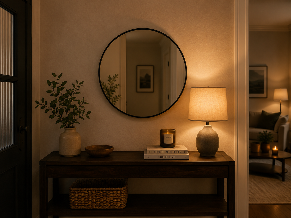 Sienna Round Mirror