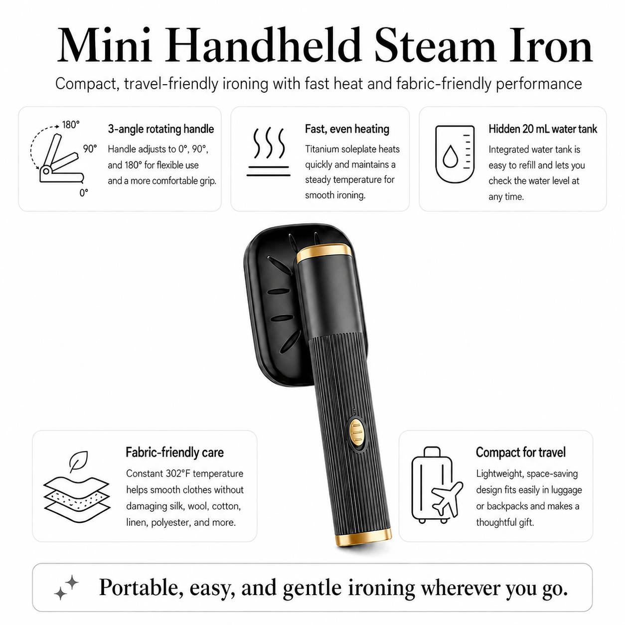 Portable Clothes Steamer