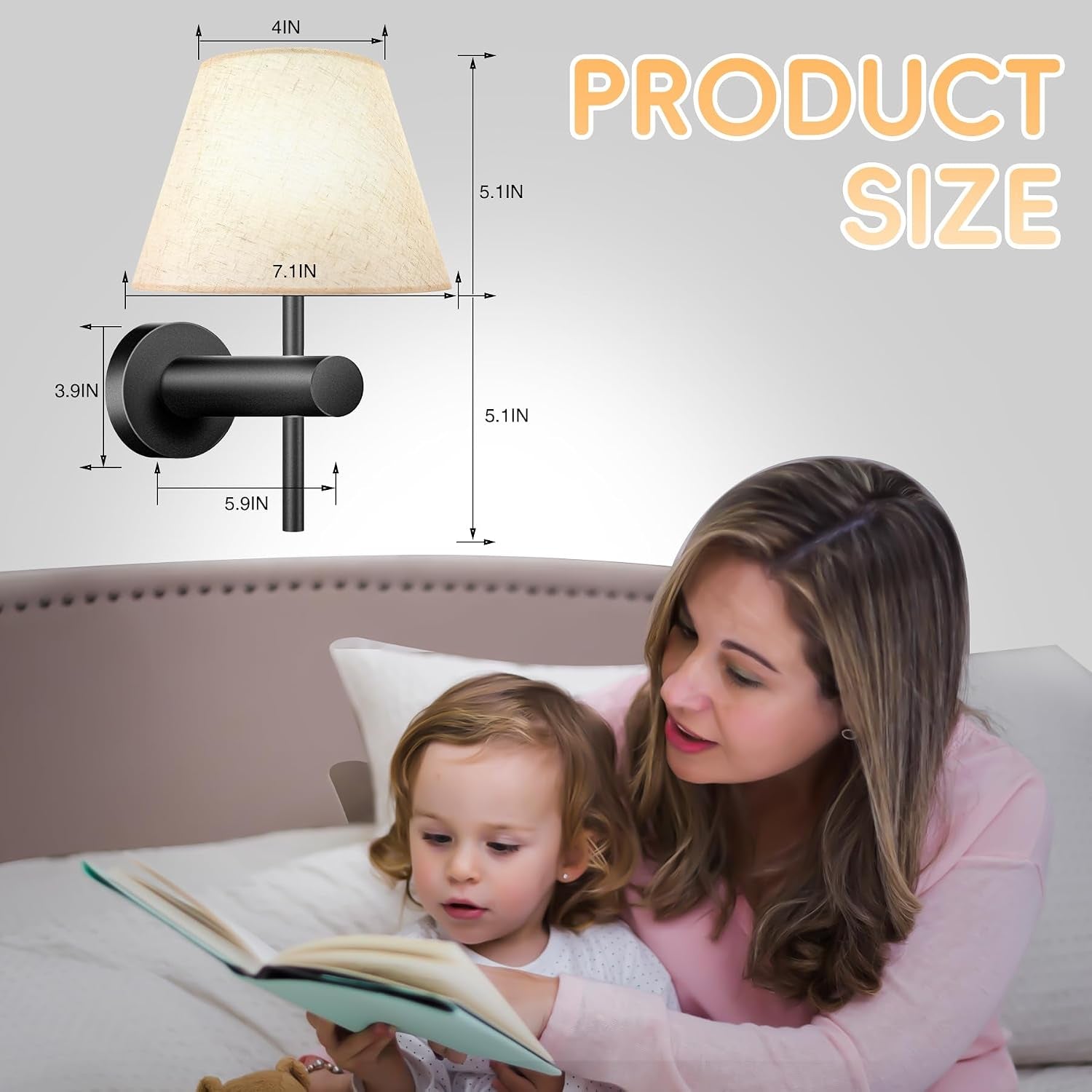 10000Mah Battery Operated Wall Sconces Set of Two with Remote, RGB Wireless Rechargeable Battery Powered Wall Light Black Wall Lamp, Night Light Magnetic Bulbs for Bedroom, Living Room