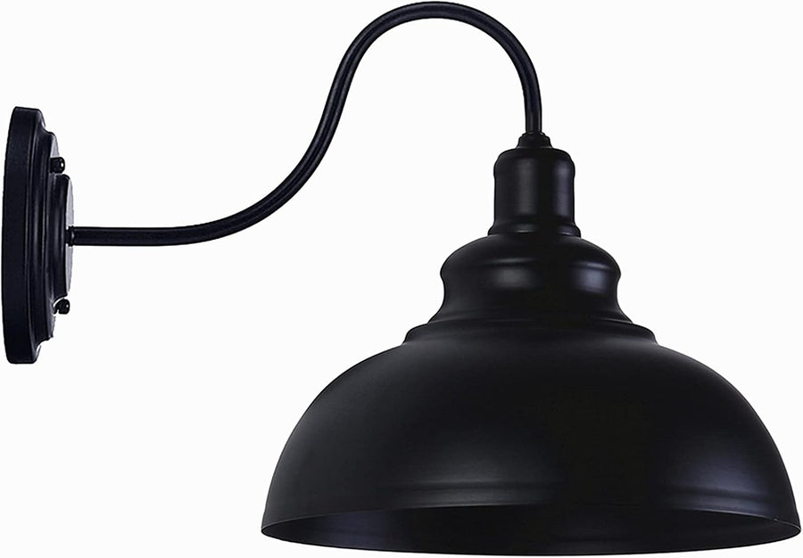 Black Wall Sconces with Dimmer On/Off Switch, Dimmable Wall Mount Light Fixture Industrial Farmhouse Lighting for Kitchen Living Room, C91Y112