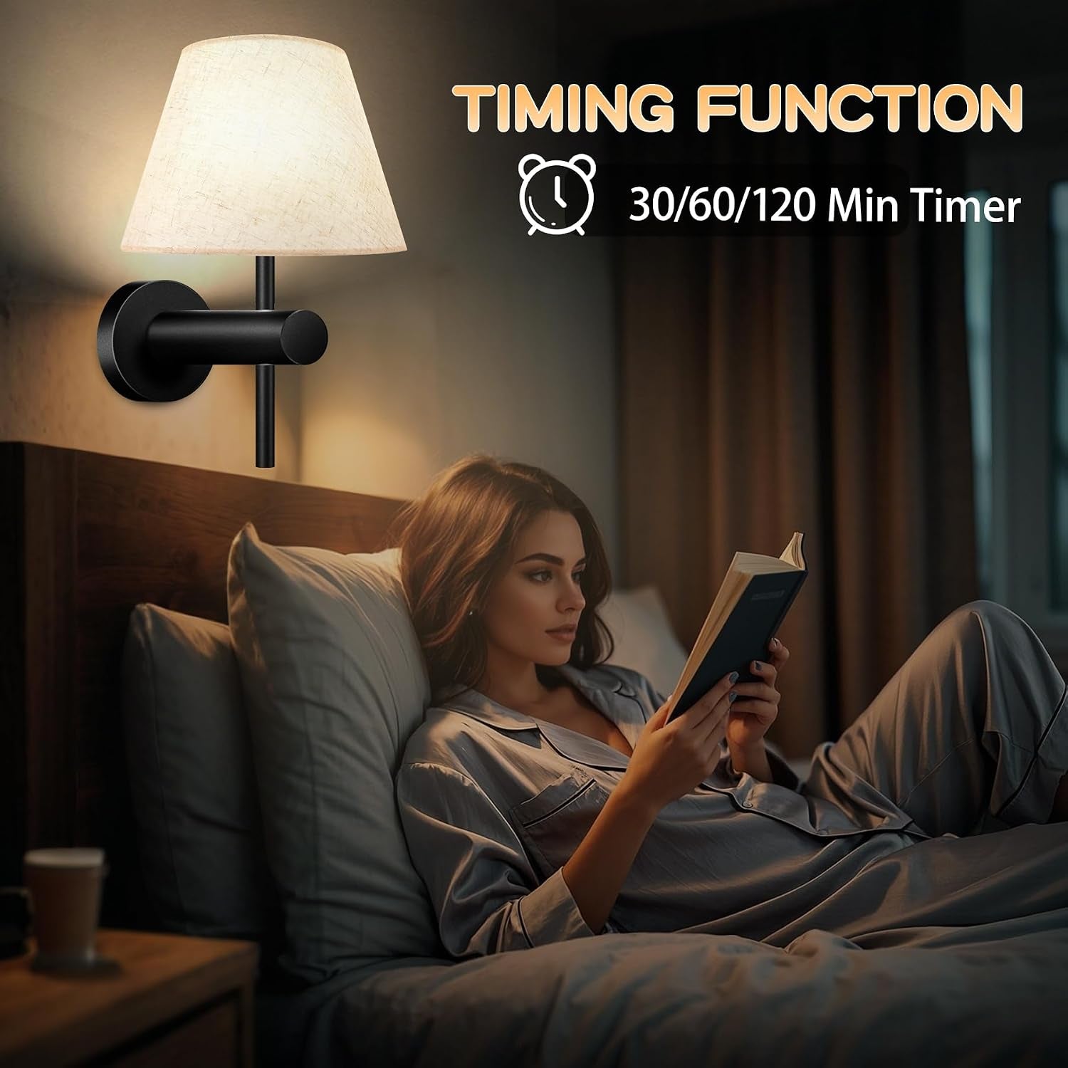 10000Mah Battery Operated Wall Sconces Set of Two with Remote, RGB Wireless Rechargeable Battery Powered Wall Light Black Wall Lamp, Night Light Magnetic Bulbs for Bedroom, Living Room