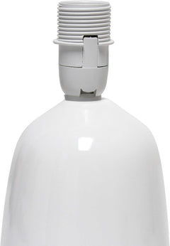 Ceramic Thimble Base 10.04" LED Table Lamp, off White (LT1134-OFF)